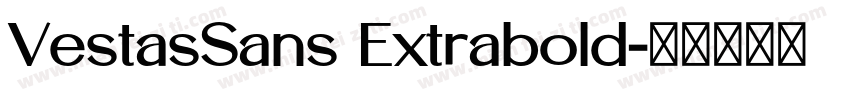VestasSans Extrabold字体转换